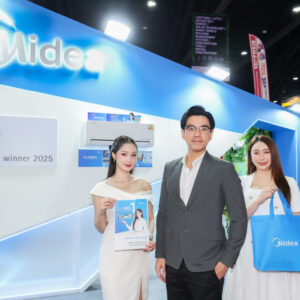 Midea ร่วมงาน “สถาปนิก’69” เดินหน้าปั้นฐานผลิตคุณภาพสูง โชว์นวัตกรรม แอร์ AI ประหยัดไฟ 30% ผลักดันไทยสู่ Hub อาเซียน