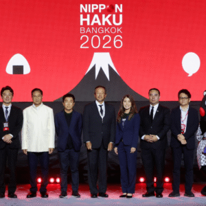 ญี่ปุ่นได้อีก: ทากุโอะ ฮาเซกาวะ ประธานงาน NIPPON HAKU BANGKOK 2026 จัดพิธีเปิดงานมหกรรมเพื่อคนรักญี่ปุ่นแบบครบทุกเรื่องครั้งใหญ่ที่สุดในประเทศไทย “นิปปอนฮาคุ แบงคอก 2026” (NIPPON HAKU BANGKOK 2026) ภายใต้ธีม “Japanese Way for Better Day”